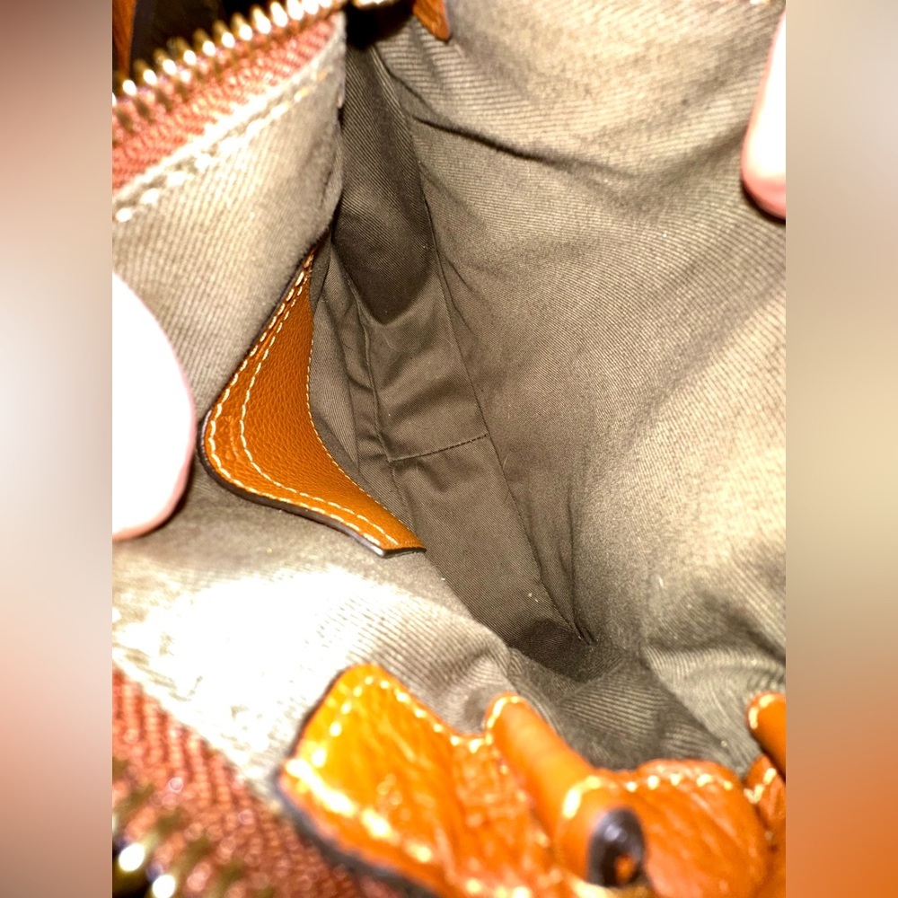 Chloé Mini Marcie Crossbody Bag Tan Grained Leather Like New - Picture 12 of 16